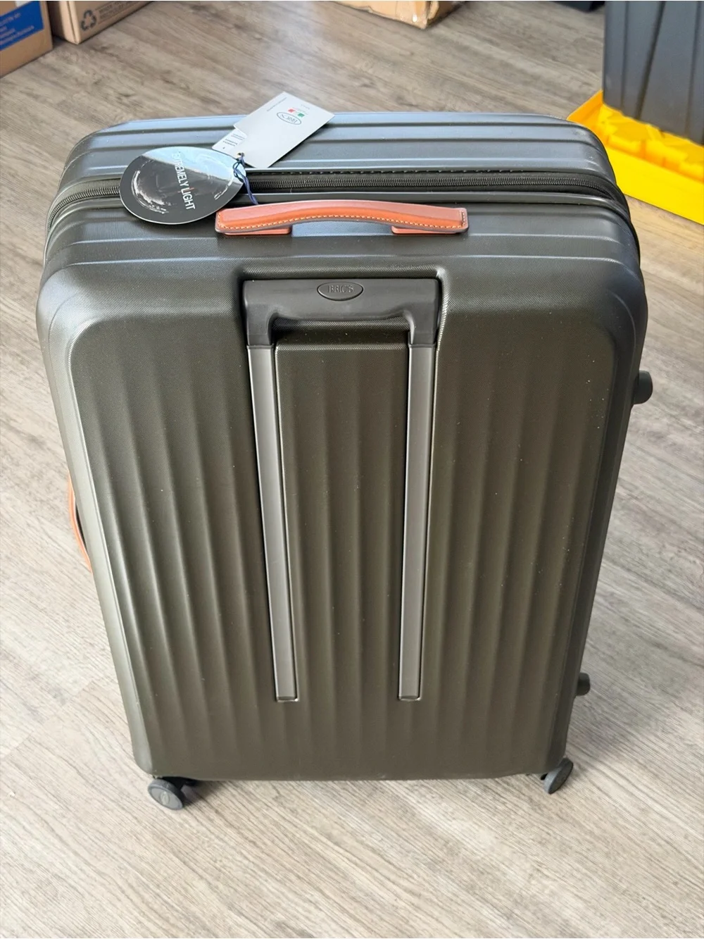 BRIC’S Taormina 32” XL Expandable Spinner Suitcase Olive NWT